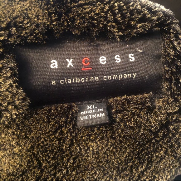 Axcess Brown Faux Suede Jacket size XL - Picture 9 of 9